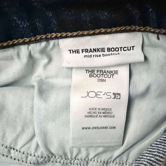 JOE’S The Frankie Bootcut mid rise bootcut Jeans Dark Wash - Picture 6 of 10